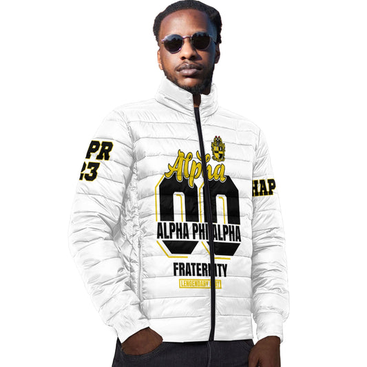 Getteestore Padded Jacket - (Custom)  Alpha Phi Alpha Fraternity and Sphinx A35