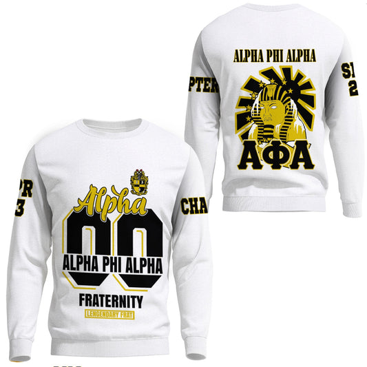 Getteestore Sweatshirts - (Custom) Alpha Phi Alpha Fraternity and Sphinx A35