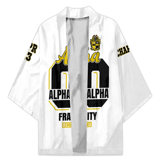 Getteestore Kimono - (Custom)  Alpha Phi Alpha Fraternity and Sphinx A35