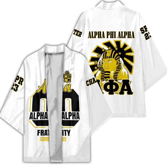 Getteestore Kimono - (Custom)  Alpha Phi Alpha Fraternity and Sphinx A35
