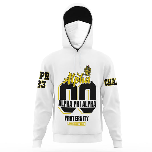 Getteestore Hoodie Gaiter - (Custom)  Alpha Phi Alpha Fraternity and Sphinx A35