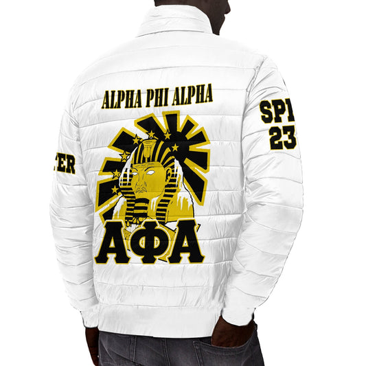 Getteestore Padded Jacket - (Custom)  Alpha Phi Alpha Fraternity and Sphinx A35