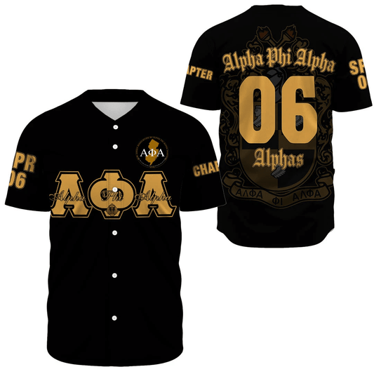 Africa Zone Jersey - Alpha Phi Alpha New Jersey Association of Alpha Phi Alpha Chapters Baseball Jersey A7 | Getteestore.com