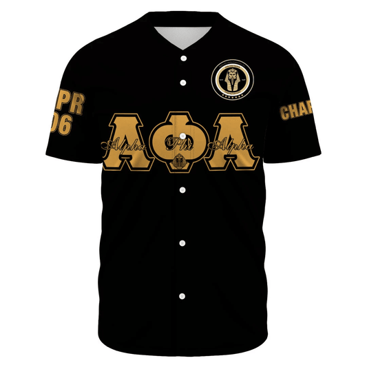 GetteeStore Jersey - Alpha Phi Alpha Eastern Region of Alpha Phi Alpha Baseball Jersey A7