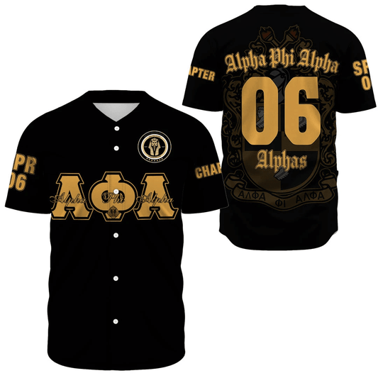 Africa Zone Jersey - Alpha Phi Alpha Eastern Region of Alpha Phi Alpha Baseball Jersey A7 | Getteestore.com