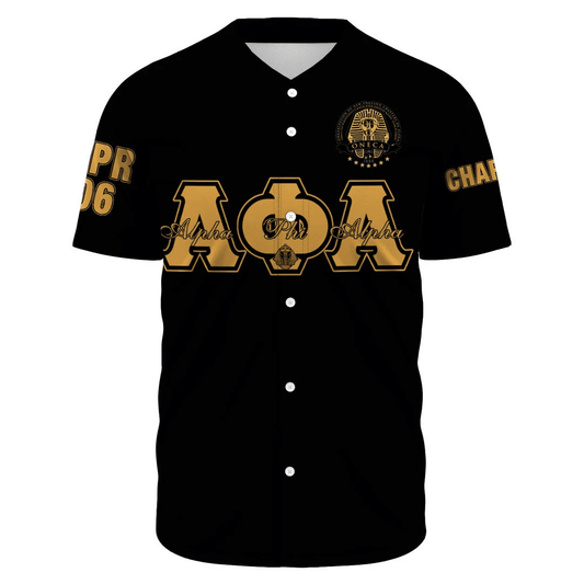 GetteeStore Jersey - Alpha Phi Alpha Alpha Phi Alpha ONECA Baseball Jersey A7
