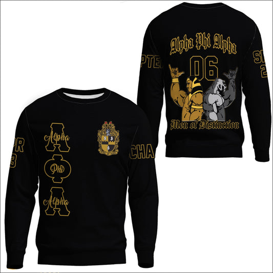 Getteestore Sweatshirts - Alpha Phi Alpha Hand Sign Fraternity