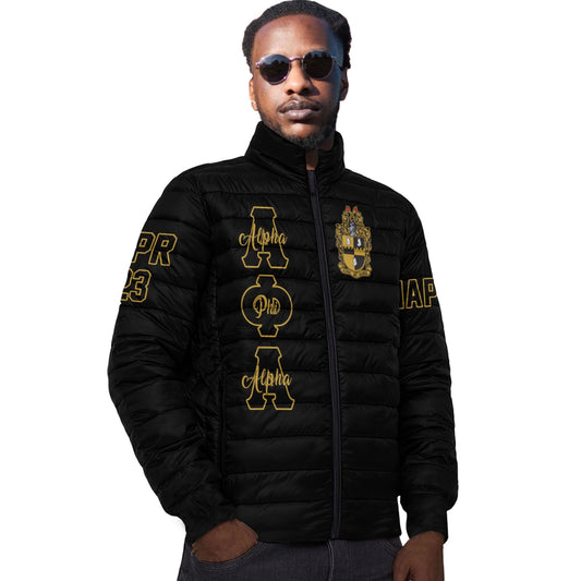 Getteestore Padded Jacket - Alpha Phi Alpha Hand Sign Fraternity