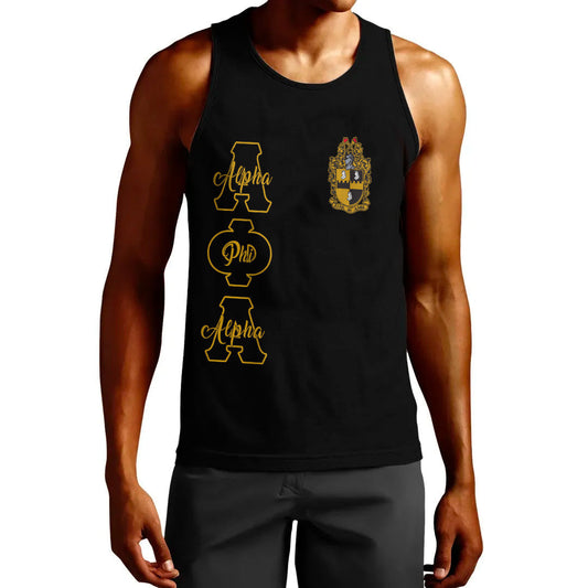 Getteestore Tank Top - Alpha Phi Alpha Hand Sign Fraternity