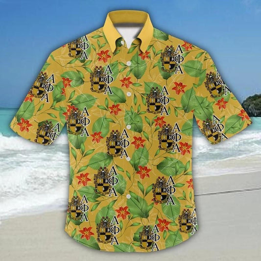 Tropical Forest Alpha Phi Alpha Short Sleeve Shirt J5