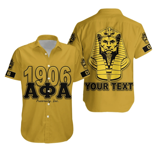 (Custom) Getteestore Shirt - Alpha Phi Alpha 1906 Short Sleeve Shirt A31