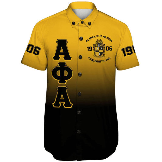 GetteeStore Shirt - Alpha Phi Alpha Gradient Short Sleeve Shirt A31