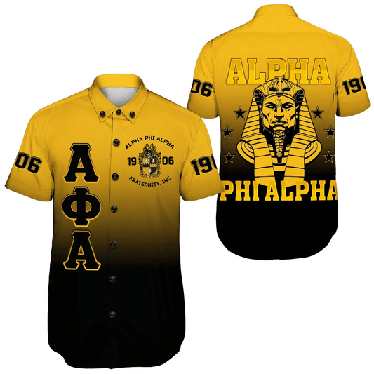 GetteeStore Shirt - Alpha Phi Alpha Gradient Short Sleeve Shirt A31