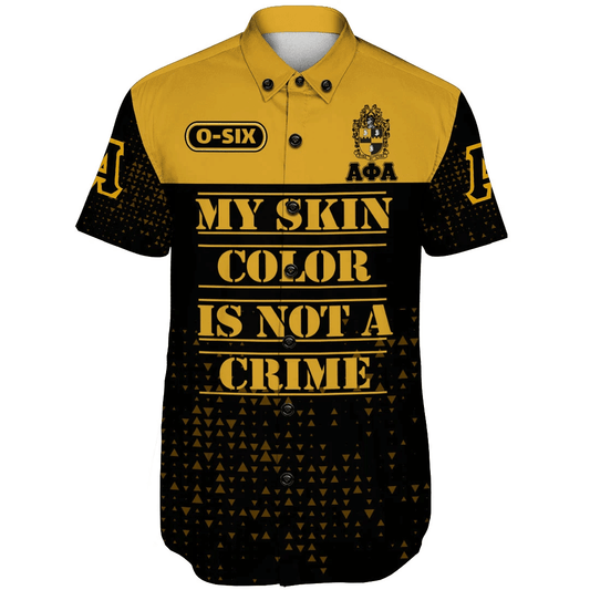 GetteeStore Shirt - Alpha Phi Alpha Short Sleeve Shirt A7
