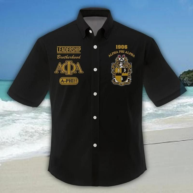 Leadership Alpha Phi Alpha Short Sleeve Shirt J5