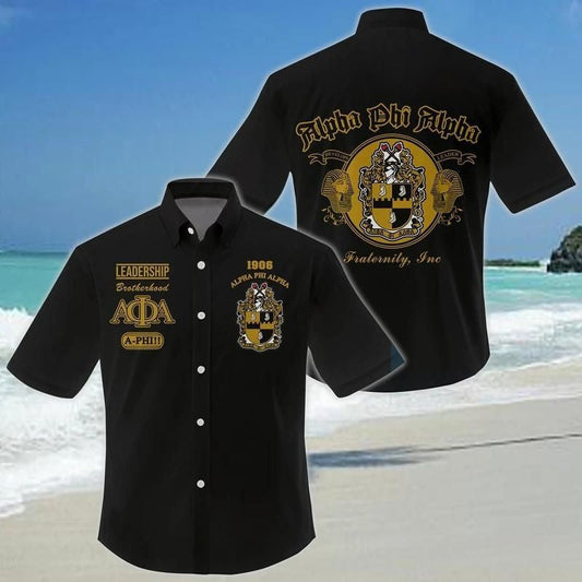 Leadership Alpha Phi Alpha Short Sleeve Shirt J5