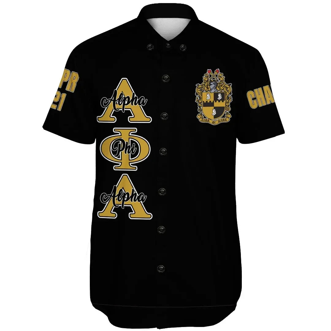 (Custom) GetteeStore Shirt - Alpha Phi Alpha Short Sleeve Shirt A31