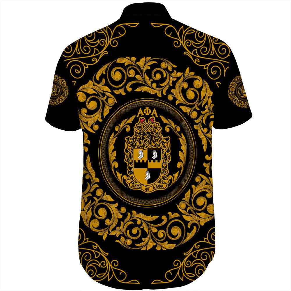 GetteeStore Clothing - Alpha Phi Alpha Fraternity Short Sleeve Shirt A35