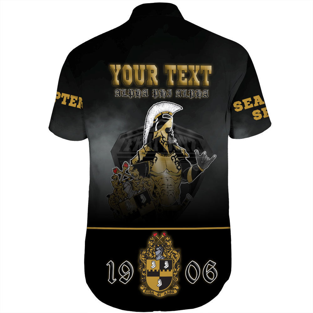 Gettee Clothing - Alpha Phi Alpha Motto Short Sleeve Shirt A35