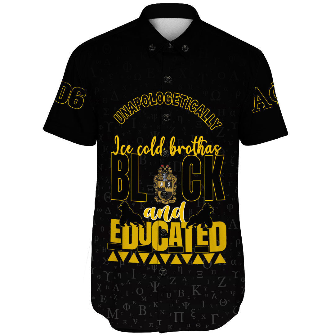 GetteeStore Clothing - Alpha Phi Alpha Short Sleeve Shirt A35