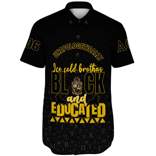 GetteeStore Clothing - Alpha Phi Alpha Short Sleeve Shirt A35