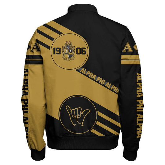 APA Swift Balls Sleeve Zip Bomber Jacket