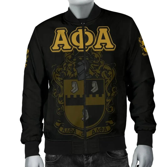 Personalised Alpha Phi Alpha Bomber Jacket J5
