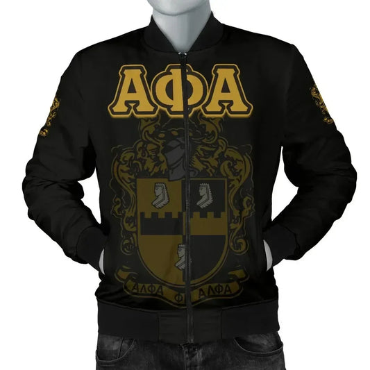 Personalised Alpha Phi Alpha Bomber Jacket J5