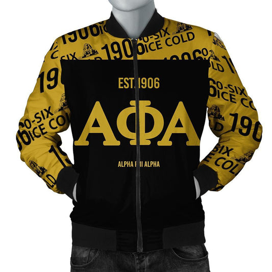 GetteeStore Jacket - 1906 Ice Cold Alpha Phi Alpha Bomber Jacket J5