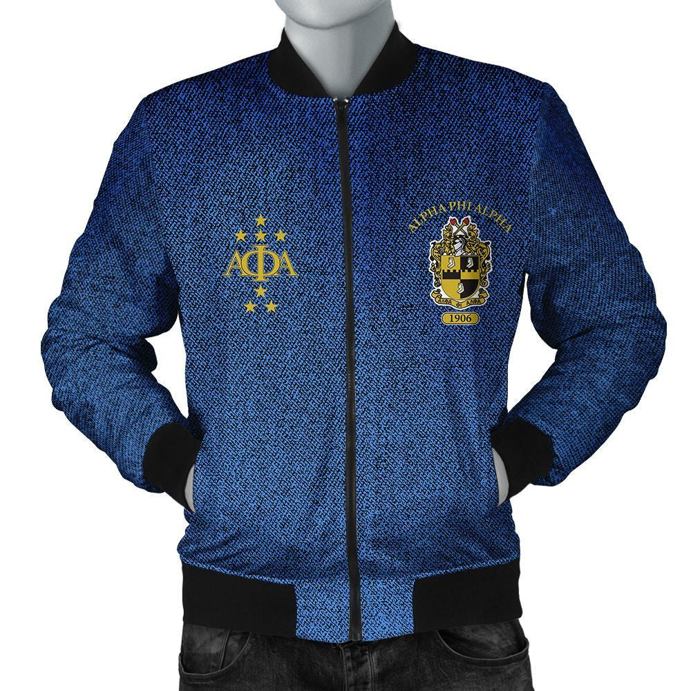GetteeStore Jacket - Jeans Alpha Phi Alpha Bomber Jacket J5