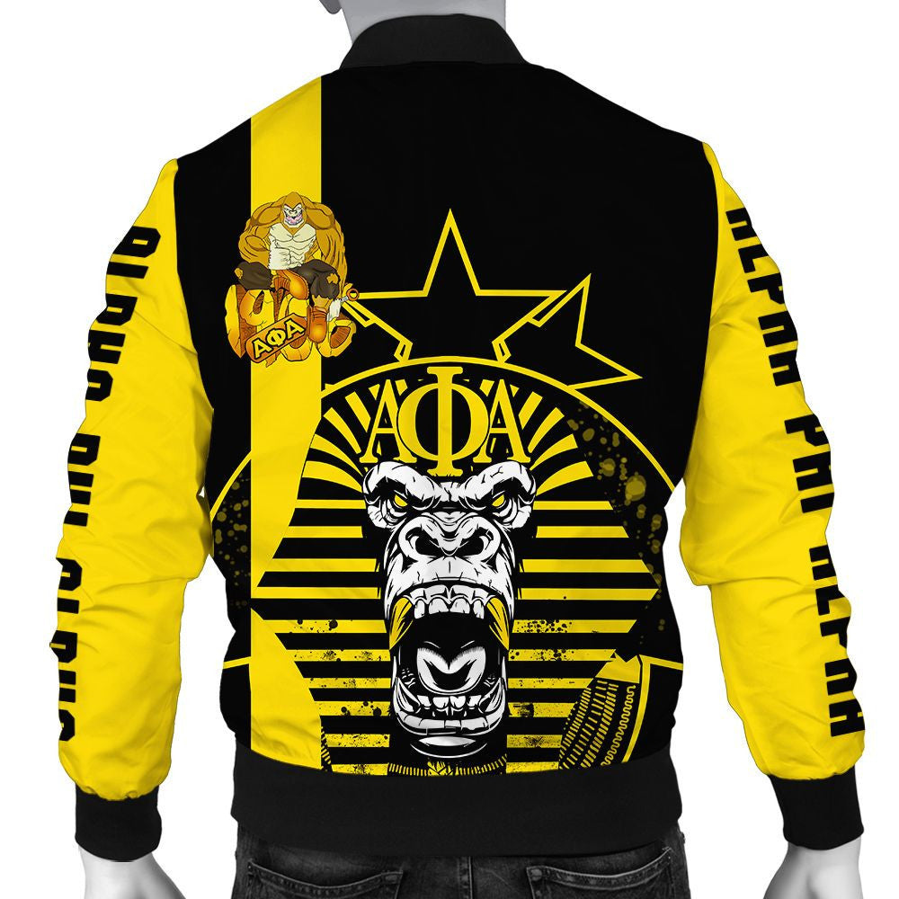 GetteeStore Jacket - King Kong Alpha Phi Alpha Bomber Jacket J5