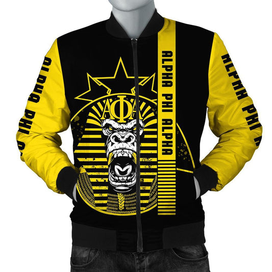 GetteeStore Jacket - King Kong Alpha Phi Alpha Bomber Jacket J5