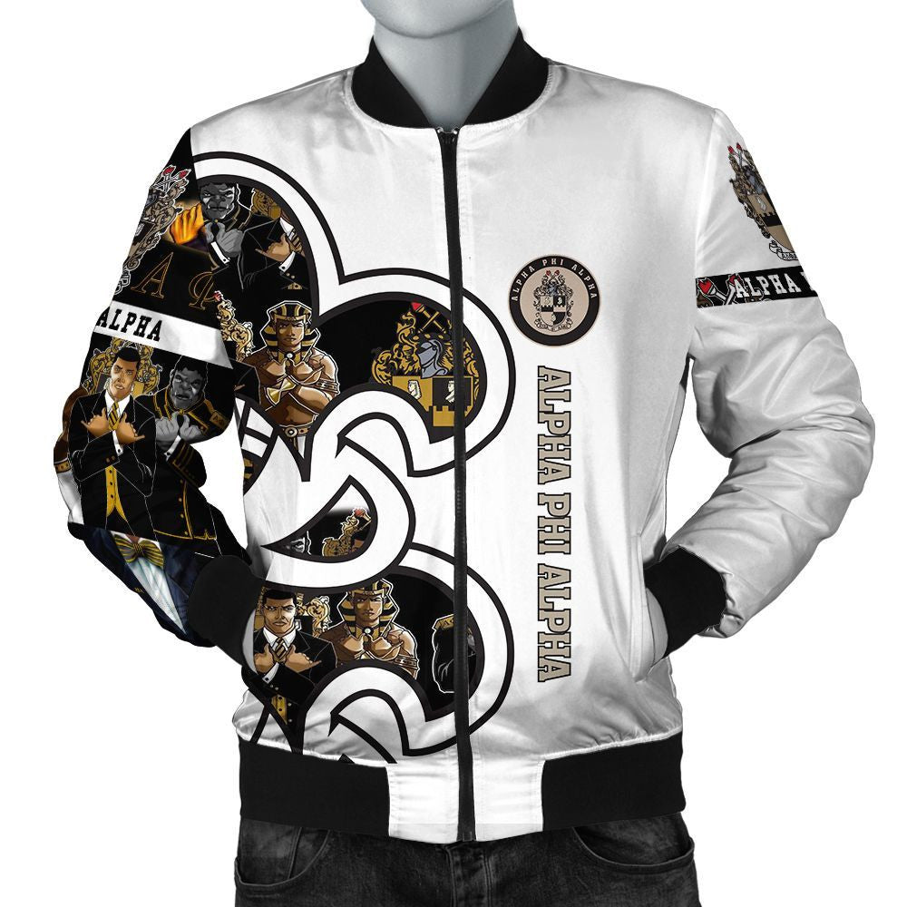 GetteeStore Jacket - Alpha Phi Alpha Swag Bomber Jacket J5