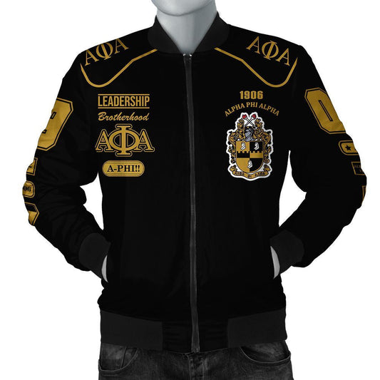 GetteeStore Jacket - Leadership Alpha Phi Alpha Bomber Jacket J5