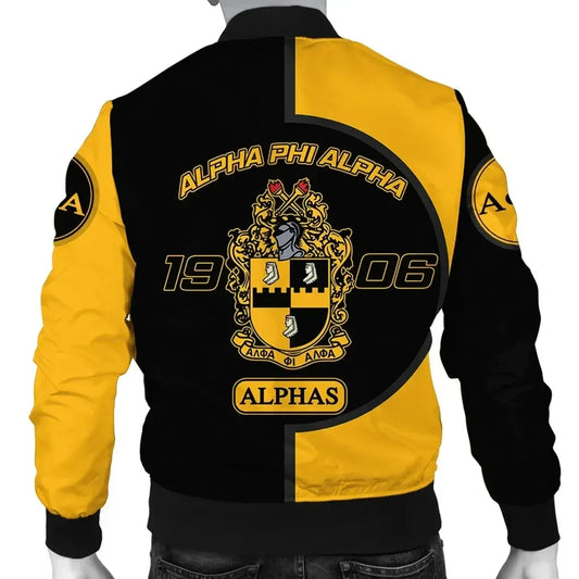 GetteeStore Jacket - Alpha Phi Alpha Bomber Jacket - Cycle Style J5