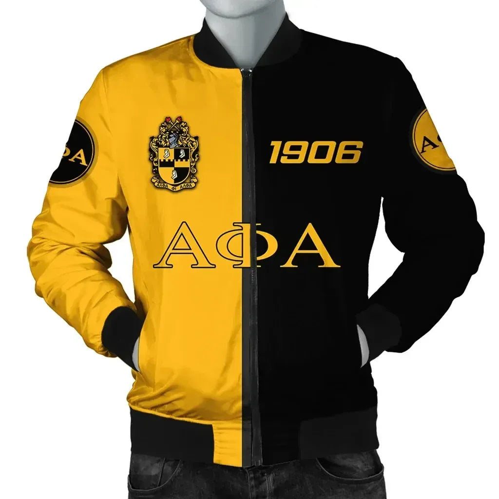GetteeStore Jacket - Alpha Phi Alpha Bomber Jacket - Cycle Style J5