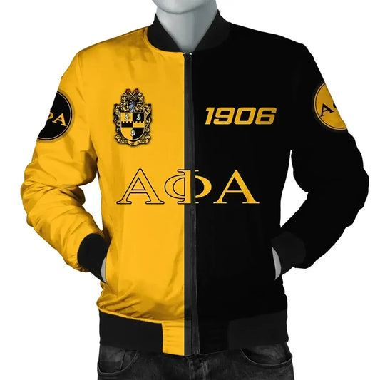 GetteeStore Jacket - Alpha Phi Alpha Bomber Jacket - Cycle Style J5