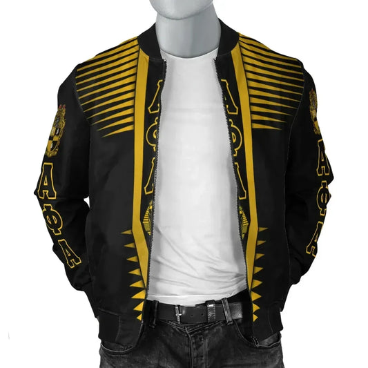 GetteeStore Jacket - Alpha Phi Alpha Fraternity Men Original Style Bomber Jacket J5