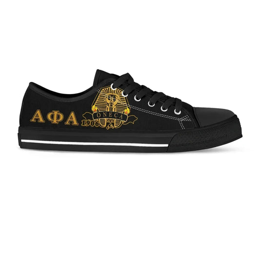 GetteeStore Footwear - Alpha Phi Alpha Simple Low Top Shoe J09