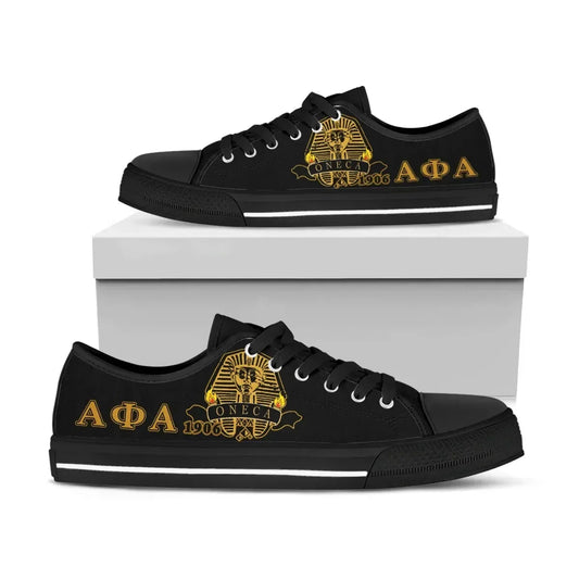 GetteeStore Footwear - Alpha Phi Alpha Simple Low Top Shoe J09