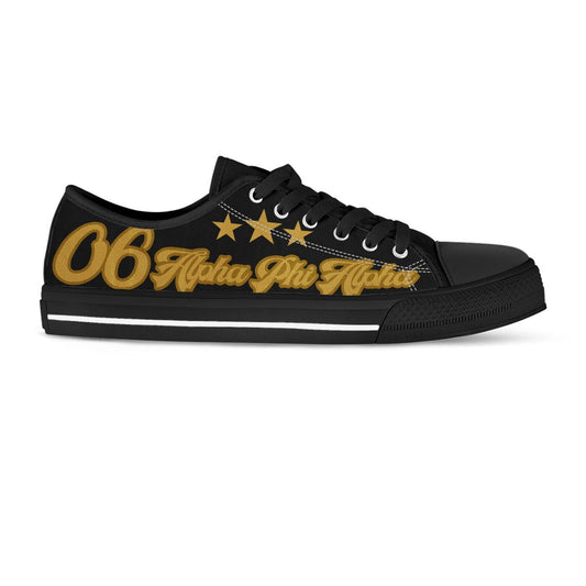 GetteeStore Footwear - Alpha Phi Alpha Style Low Top Shoe J09