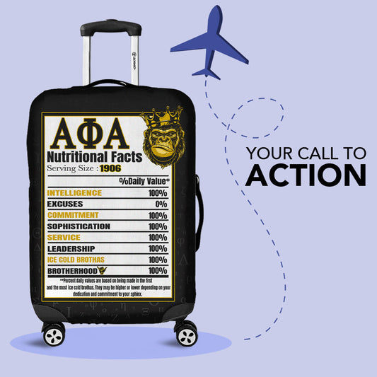 Luggage Covers - Alpha Phi Alpha Luggage Covers A35