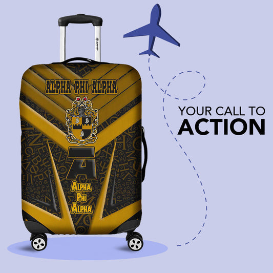 Luggage Covers - Alpha Phi Alpha Sporty Style Luggage Covers A35