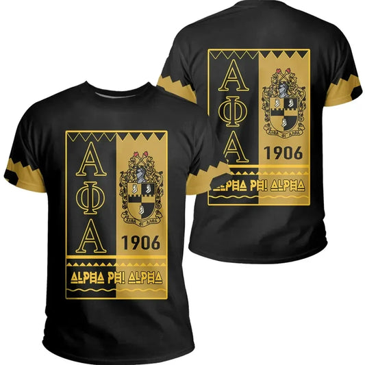 GetteeStore T-Shirt - Alpha Phi Alpha Black Style T-Shirt J09