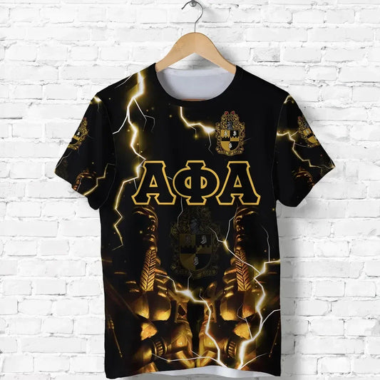 GetteeStore T-shirt - Alpha Phi Alpha Fraternity Unique Style - Sphinx T-shirt J5