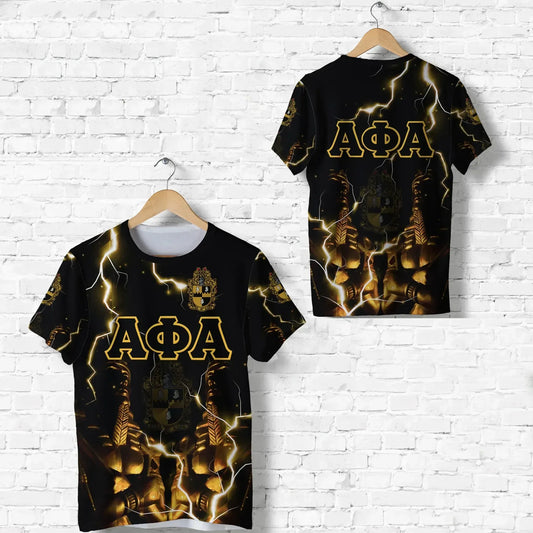 GetteeStore T-shirt - Alpha Phi Alpha Fraternity Unique Style - Sphinx T-shirt J5