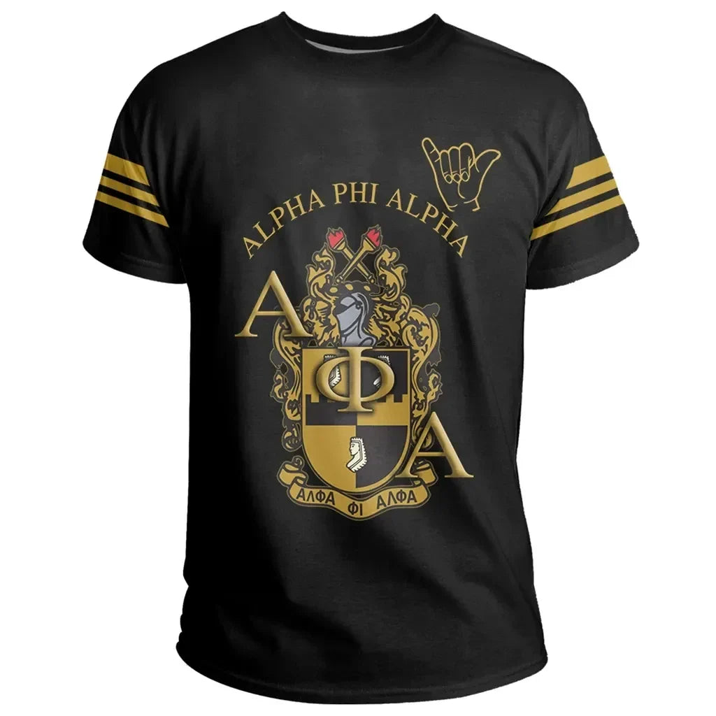 GetteeStore T-Shirt - Alpha Phi Alpha APA Style T-Shirt J09