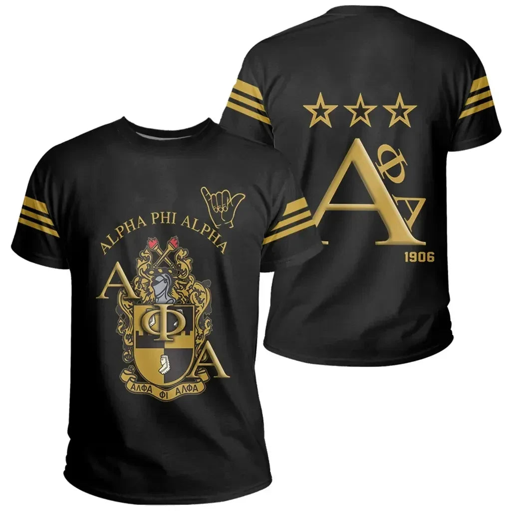 GetteeStore T-Shirt - Alpha Phi Alpha APA Style T-Shirt J09