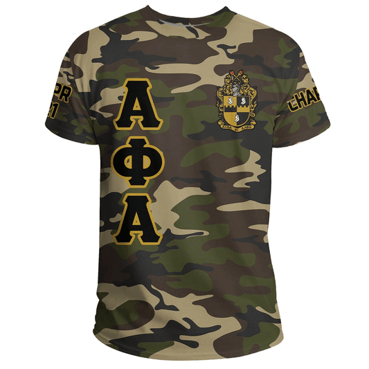 (Custom) GetteeStore T-shirt - Alpha Phi Alpha Camouflage T-shirt A31