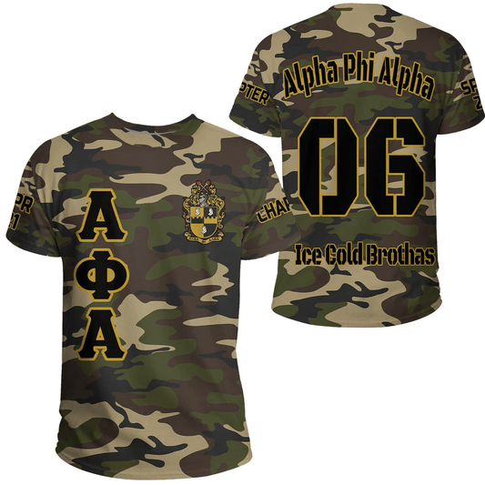 (Custom) GetteeStore T-shirt - Alpha Phi Alpha Camouflage T-shirt A31